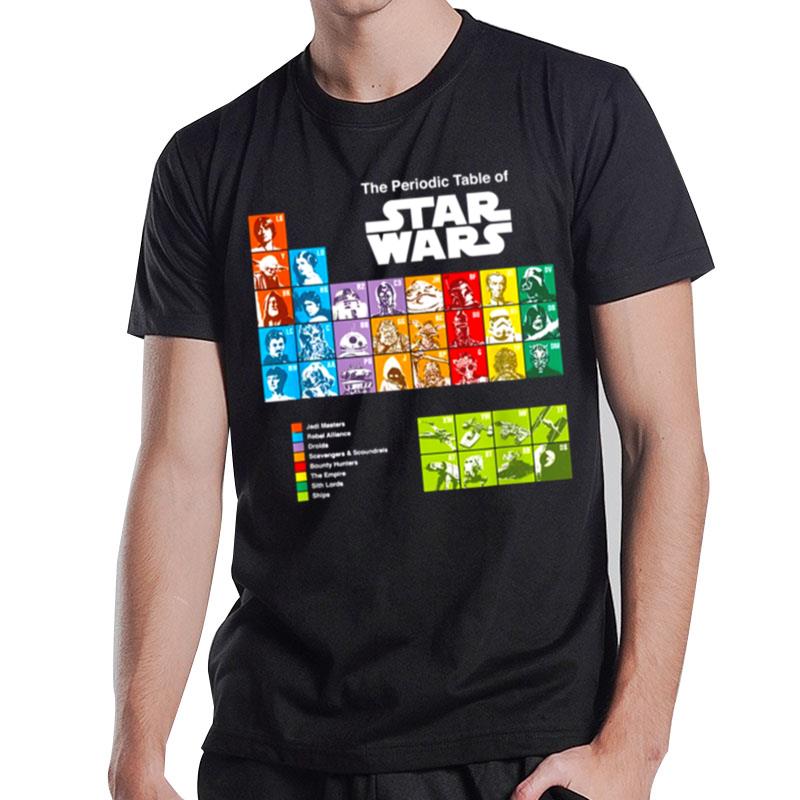 The Periodic Table Of Star Wars T-Shirt