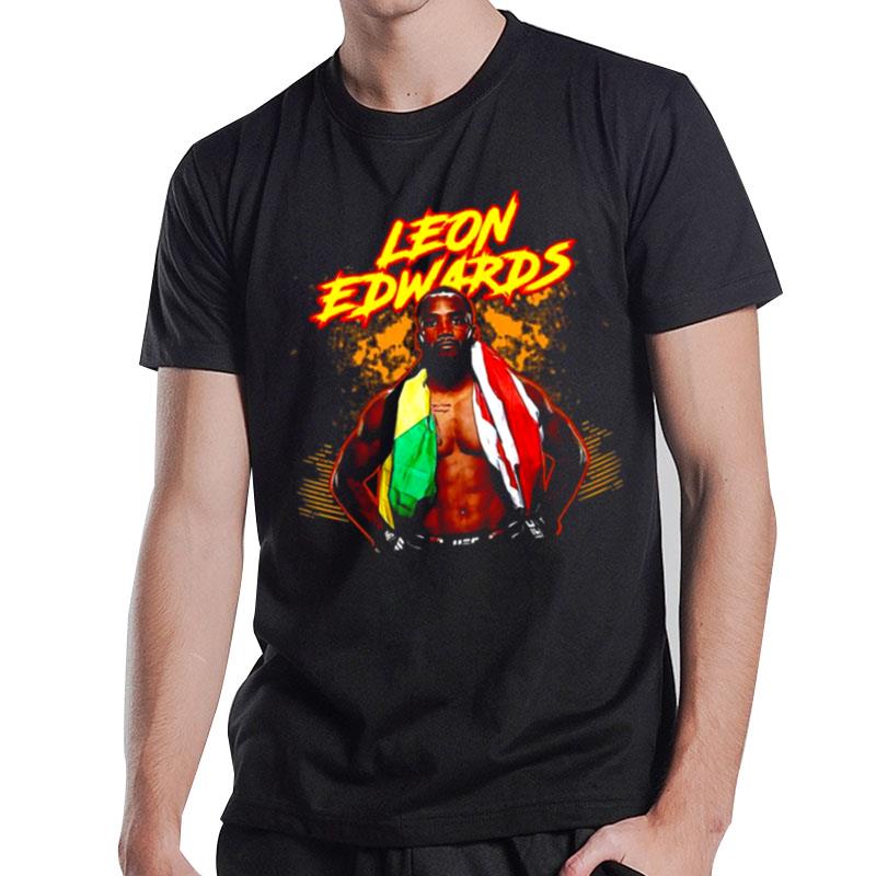 The Portrait Of Leon Edwards Champion T-Shirt