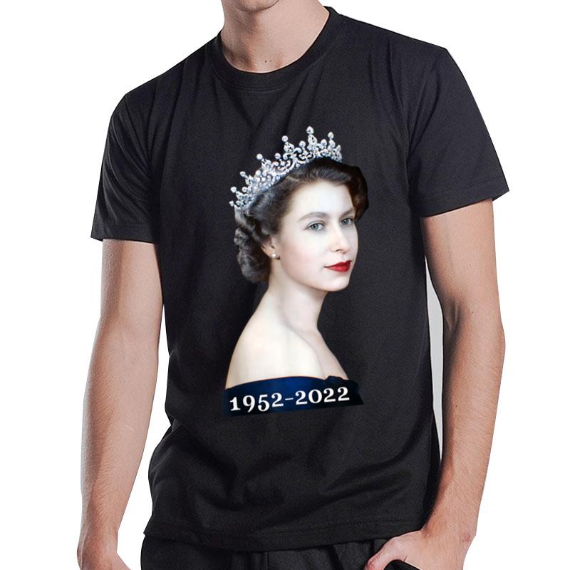 The Queen's 70 Years British Flag Jubilee Queen Er Ii T-Shirt