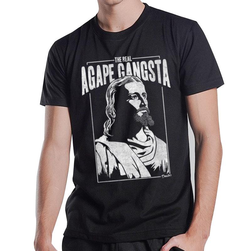 The Real Agape Gangsta Thug Life Jesus Tee! T-Shirt