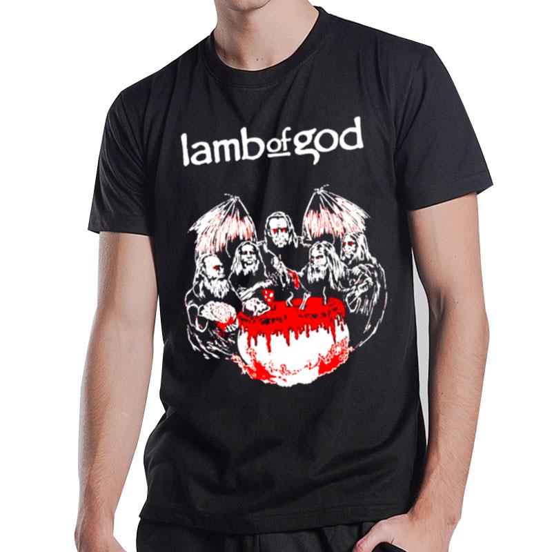 The Red Blood Table Lamb Of God T-Shirt