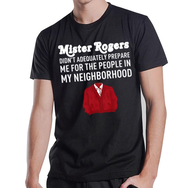 The Red Iconic Mister Rogers Neighborhood T-Shirt