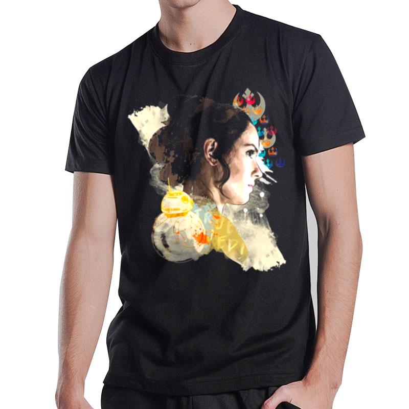 The Rise Of Collage Rey Star Wars T-Shirt