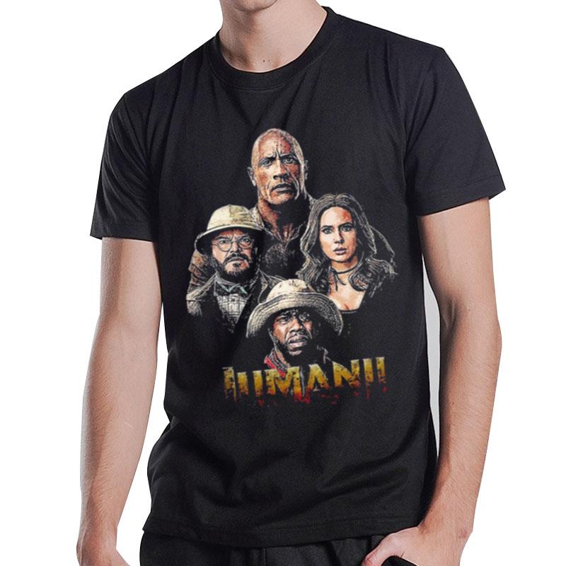 The Rock Jumanji Graphic Kevin Hart Comedy T-Shirt