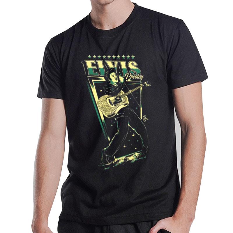 The Rock Star Elvis Presley Retro 90S Design T-Shirt