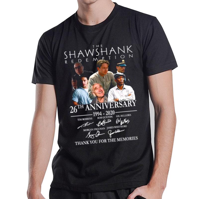 The Shawshank Redemption 26Th Anniversary 1994 2020 Signature T-Shirt