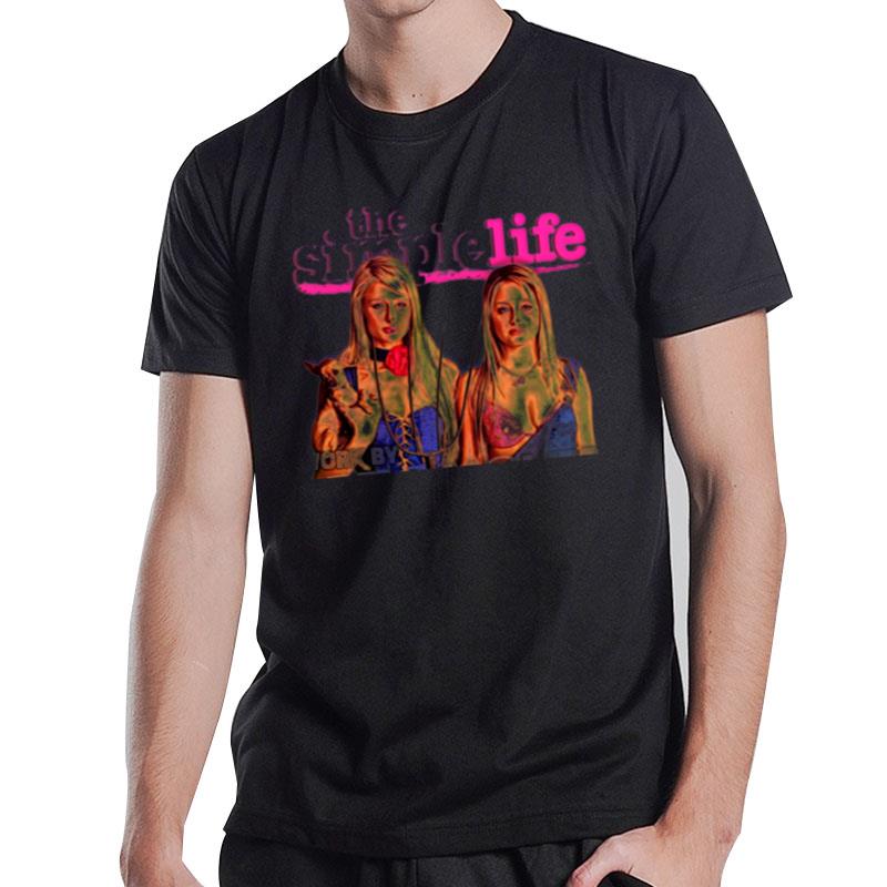 The Simple Life Retro Art Paris Hilton Nicole Richie Halloween T-Shirt