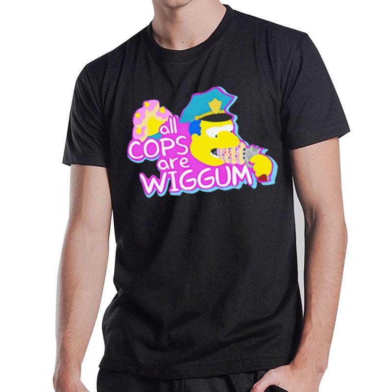 The Simpsons All Cops Are Wiggum T-Shirt