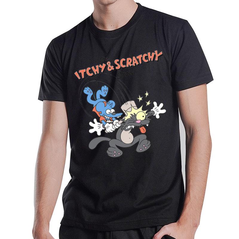 The Simpsons Itchy & Scratchy Hammer Show T-Shirt