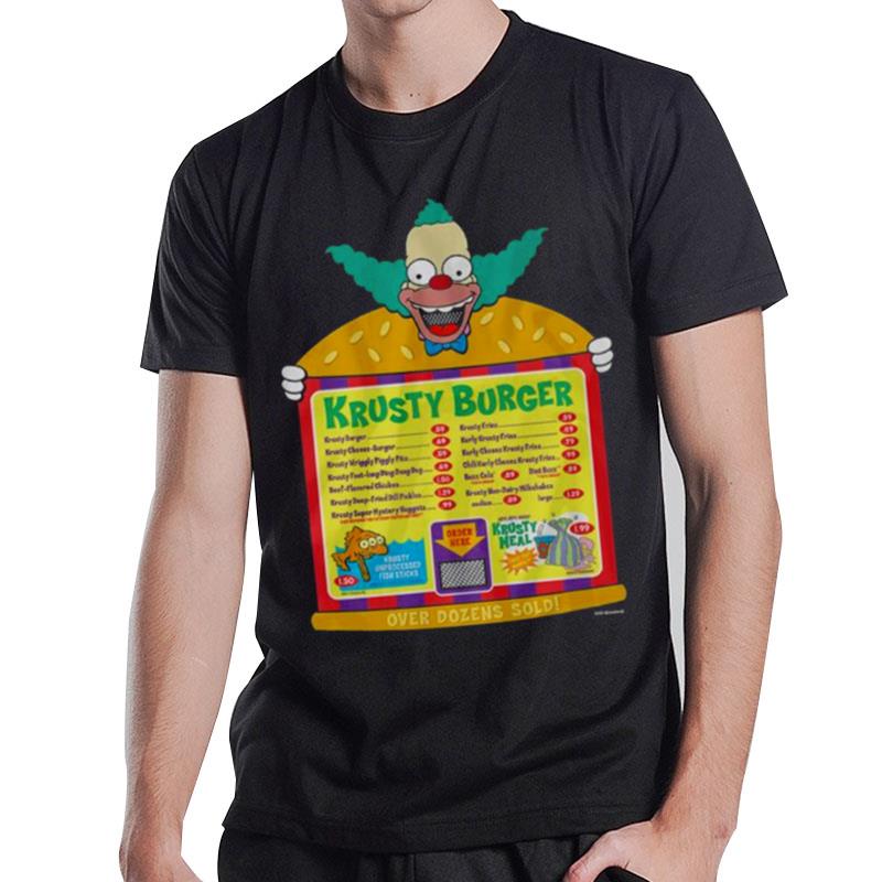 The Simpsons Krusty The Clown Krusty Burger T-Shirt