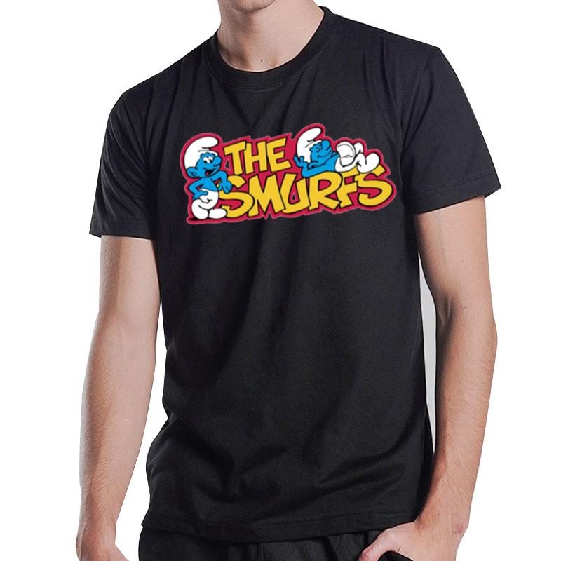 The Smurfs Cartoon Logo 90S T-Shirt