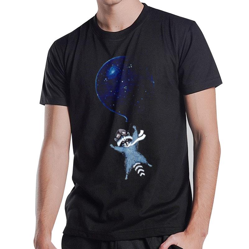 The Space Ballon Raccoon T-Shirt