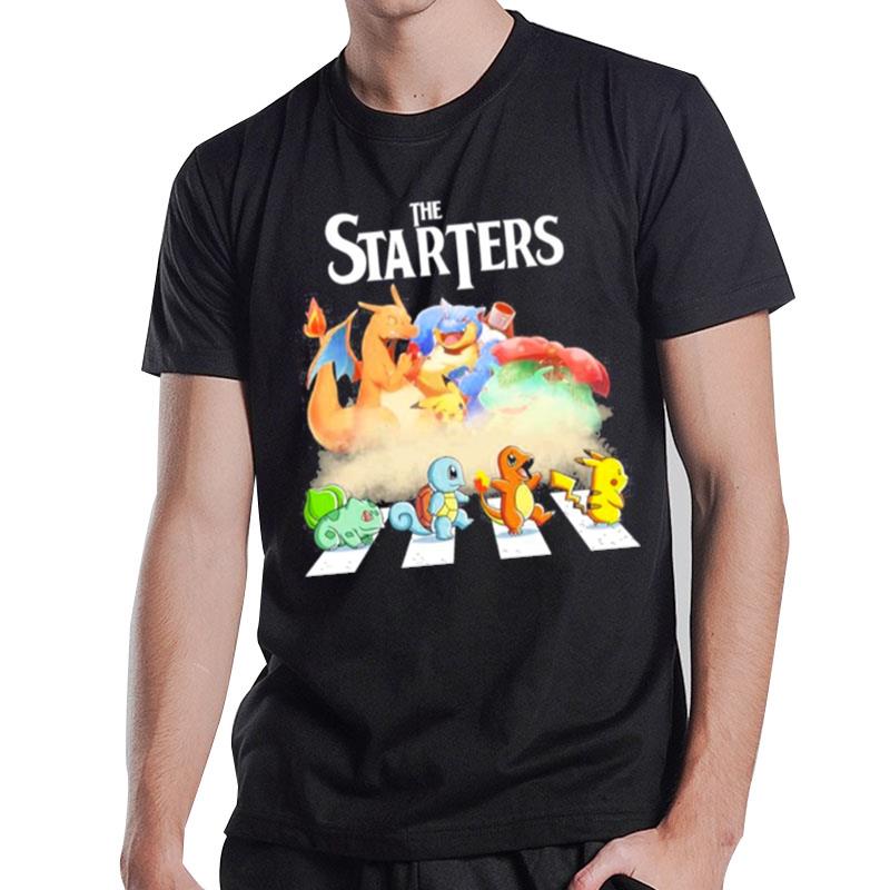 The Starters Pokemon Picachu T-Shirt