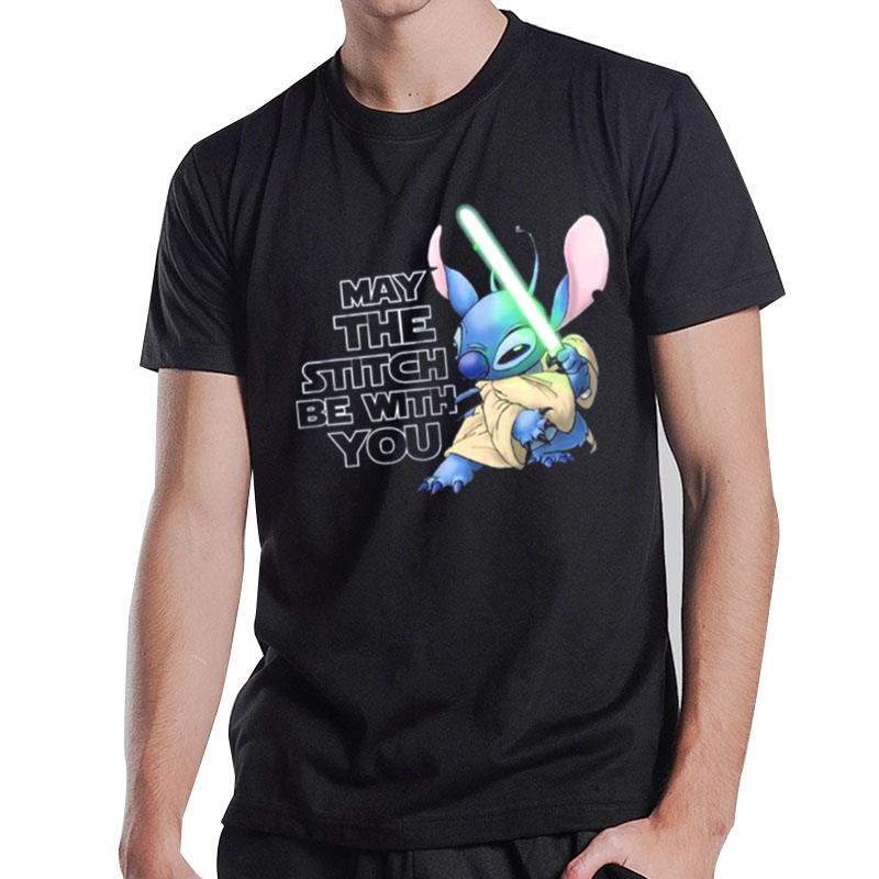 The Stitch Be With You Lilo And Stitch Star Wars T-Shirt