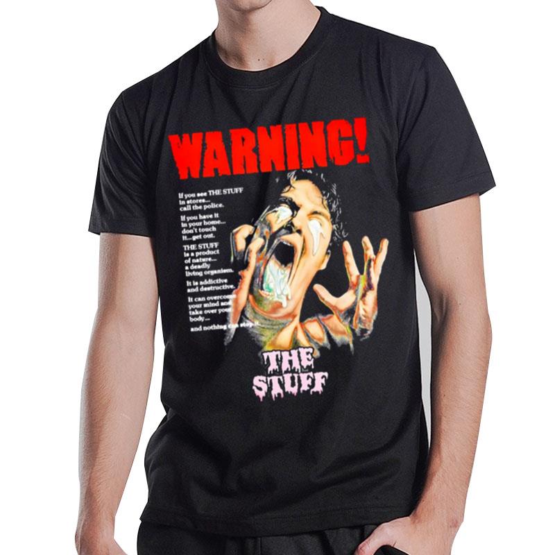 The Stuff Warning Movie Art Vintage Photographic T-Shirt