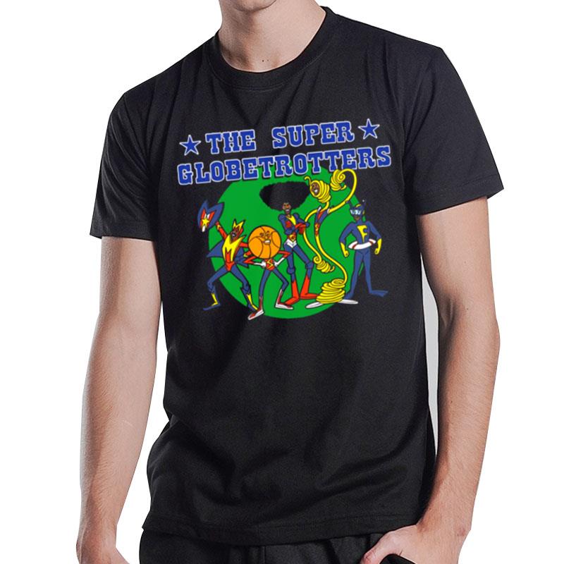 The Super Globetrotters Cartoon Harlem Globetrotters T-Shirt