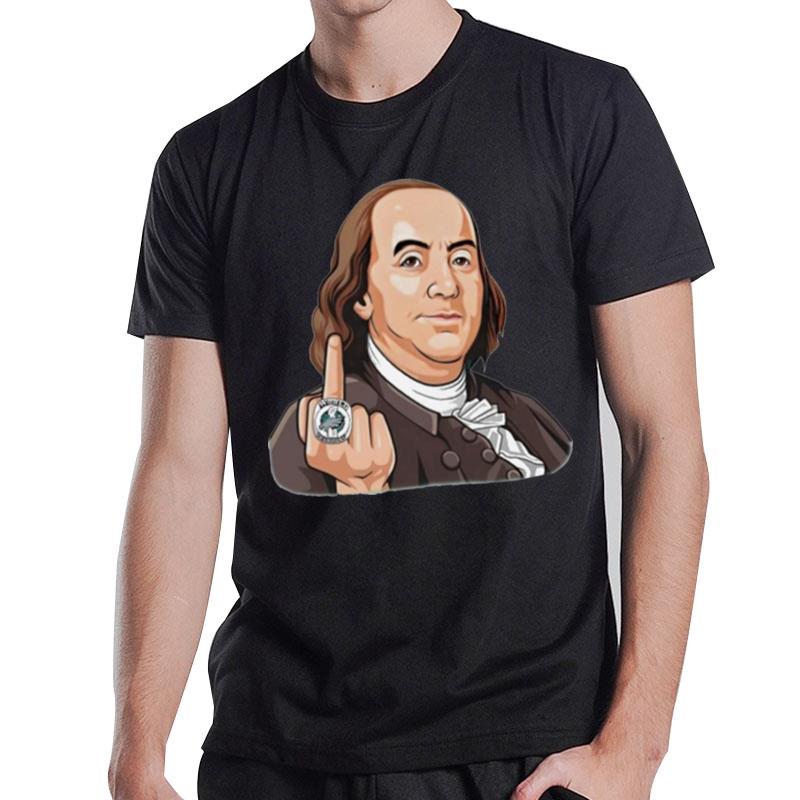 The Tape Don Lie Benjamin Franklin Middle Finger T-Shirt