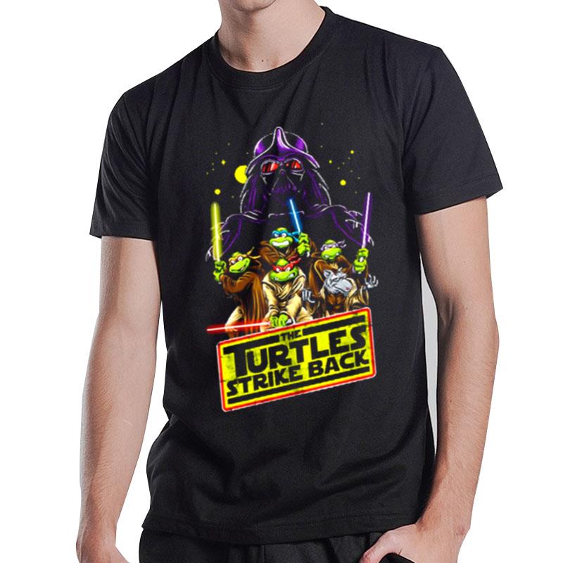 The Turtles Strike Back Darth Vader Star Wars T-Shirt