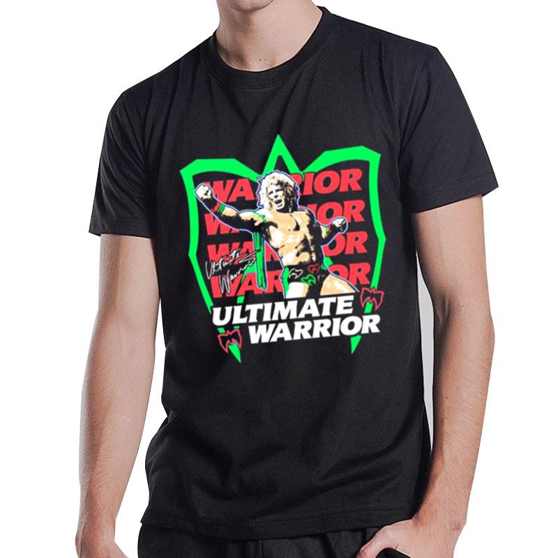 The Ultimate Warrior Neon Signature T-Shirt