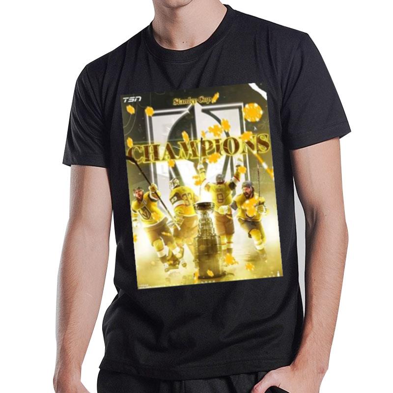 The Vegas Golden Knights Have Won Their First Stanley Cup 2023 Champions T-Shirt