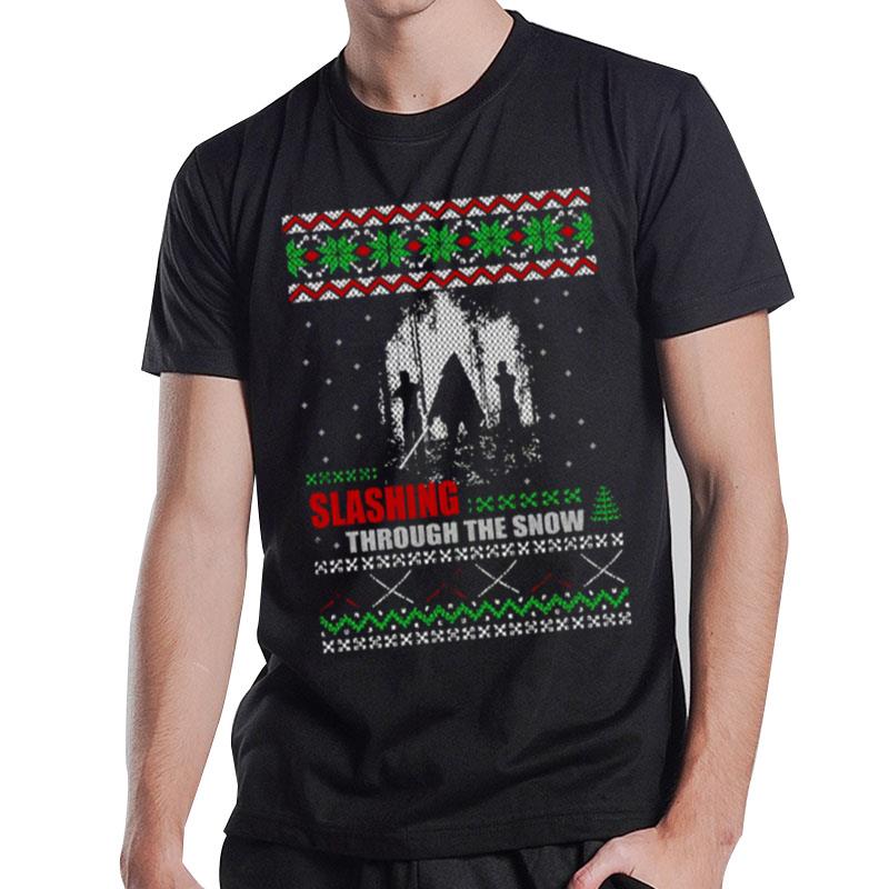 The Walking Dead Michonne Ugly Christmas T-Shirt