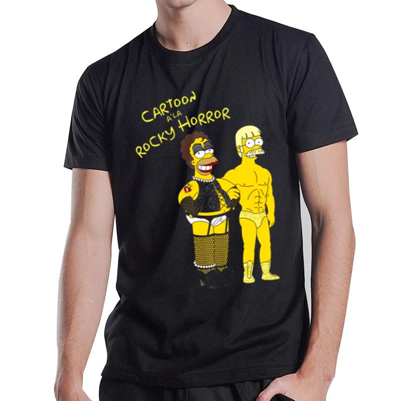 The Wedding Cartoon Rocky Horror The Simpsons T-Shirt