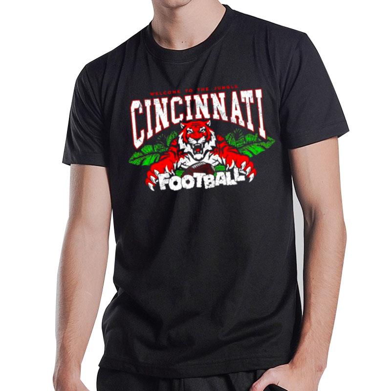 The Welcome To The Jungle Cincinnati Football T-Shirt