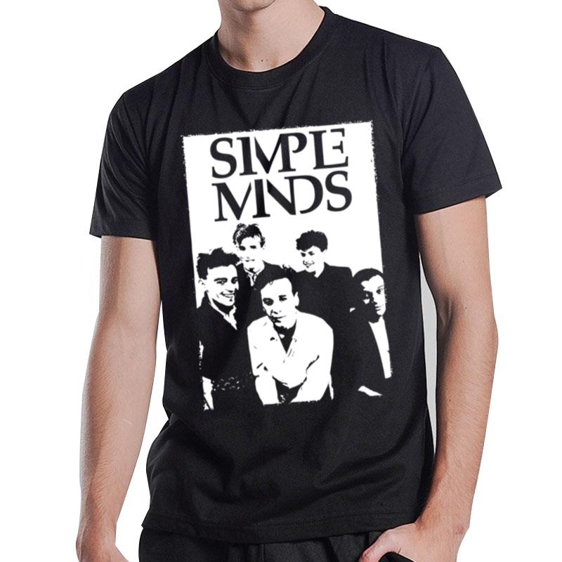 The White Art Simple Minds Band T-Shirt