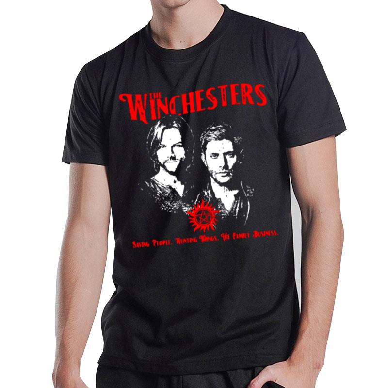 The Winchesters Saving People Hunting Things The Family Business Supernatual T-Shirt