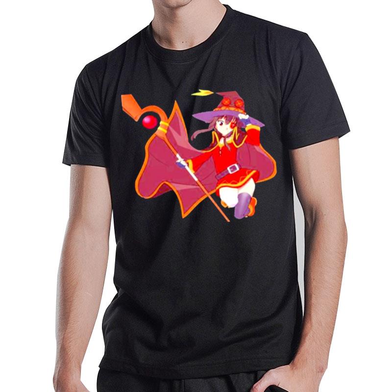 The Witch Konosuba Megumin Artwork T-Shirt