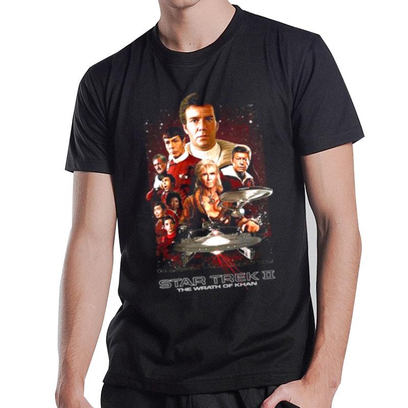 The Wrath Of Khan Star Trek Red Design Christmas T-Shirt