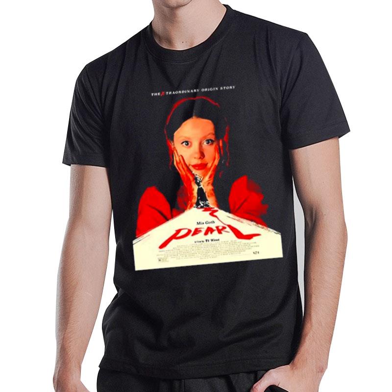 The X Traordinary Origin Story Mia Goth Pearl T-Shirt