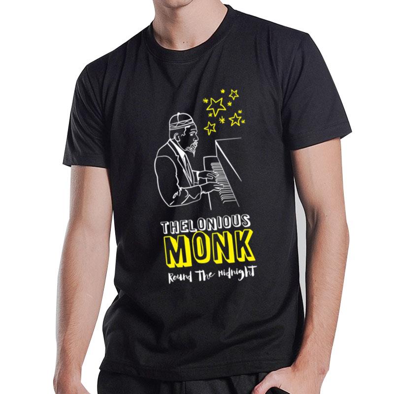 Thelonious Monk Giants Of American Music Round The Mindnigh T-Shirt