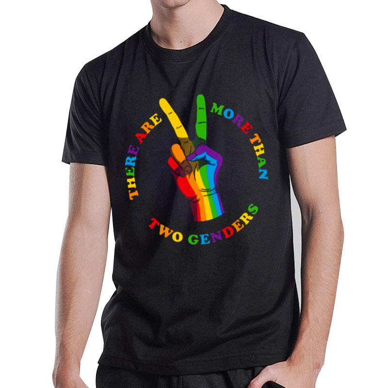 There Are More Than Two Genders Funny Lgbtq T-Shirt