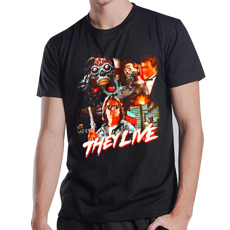 They Live Horror Movie Halloween T-Shirt