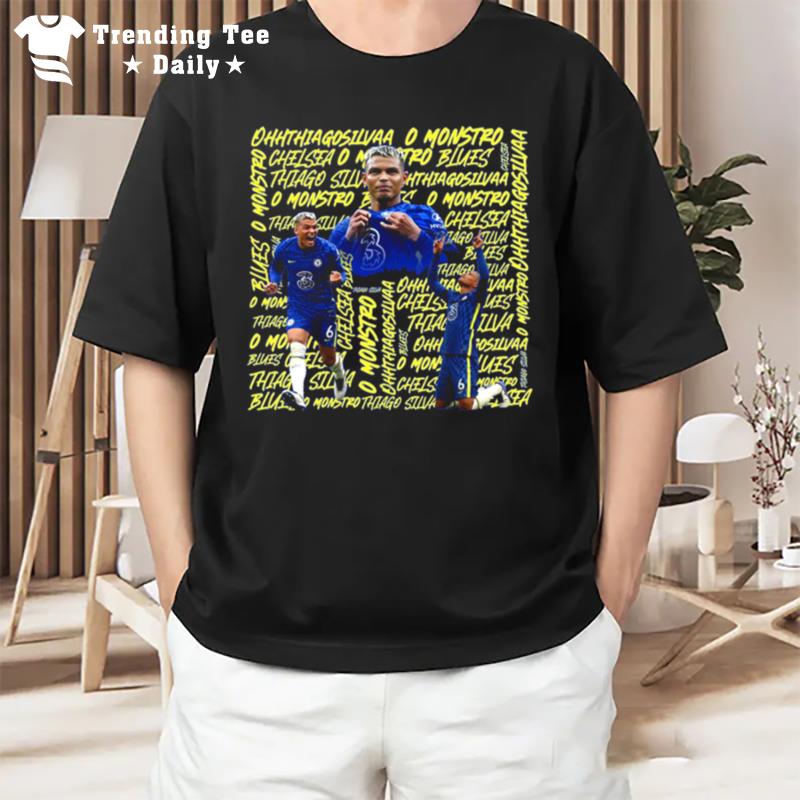 Thiago Silva O Monstro Blues Football T-Shirt