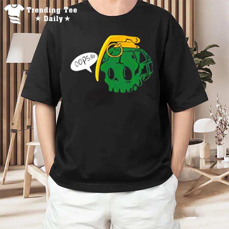 Thicc Boy Merch Oops Grenade Long Body T-Shirt