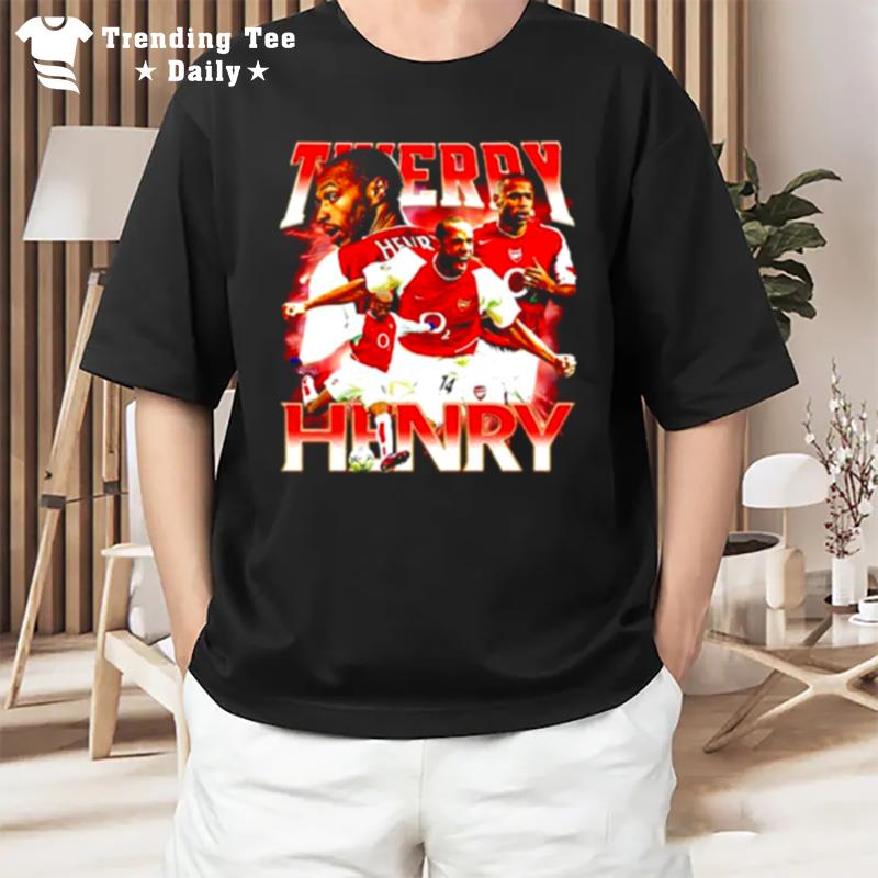 Thierry Henry Arsenal Fc Football T-Shirt