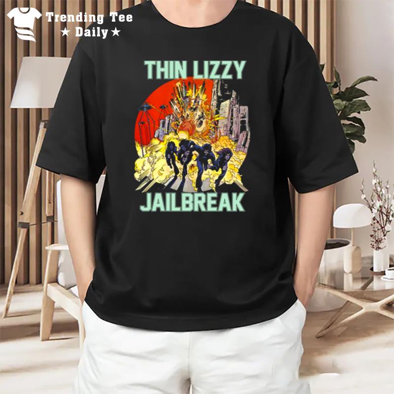 Thin Lizzy Jailbreak Explosion Vintage T-Shirt