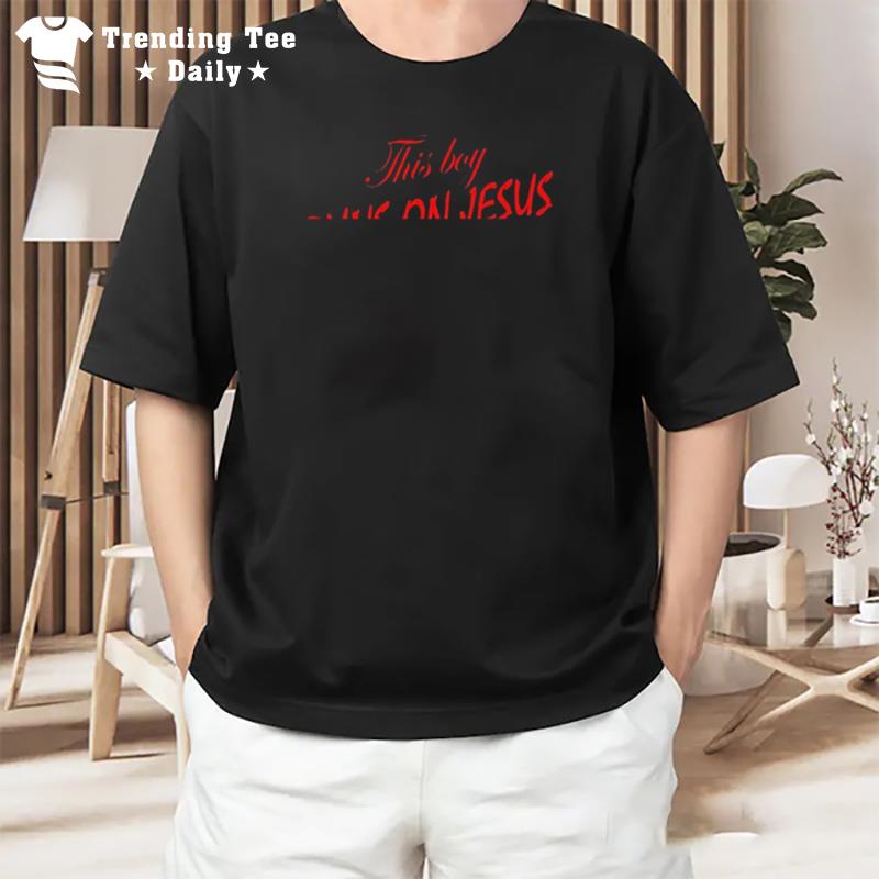 This Boy Runs On Jesus And Musicals T-Shirt