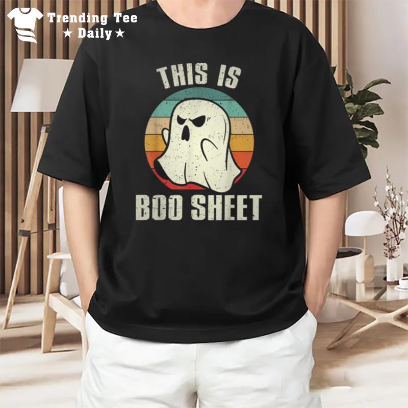 This Is Boo Sheet Funny Halloween Costume Ghost T-Shirt