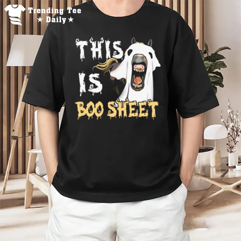 This Is Boo Sheet Horse Halloween 2022 T-Shirt