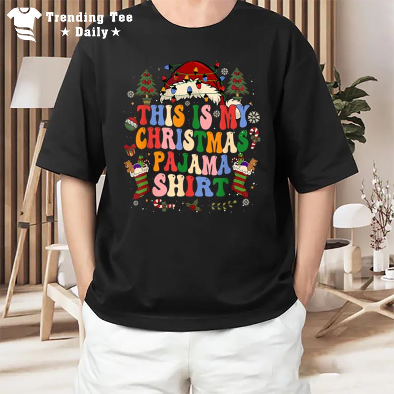 This Is My Christmas Retro Funny Santa Xmas T-Shirt