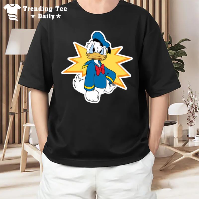 This Is My Happy Face Donald Duck T-Shirt