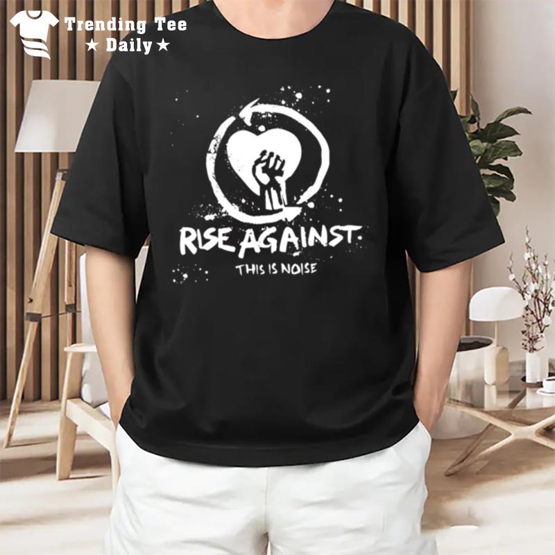 This Is Noise Rise Against Logo Band Music Punk Rock T-Shirt