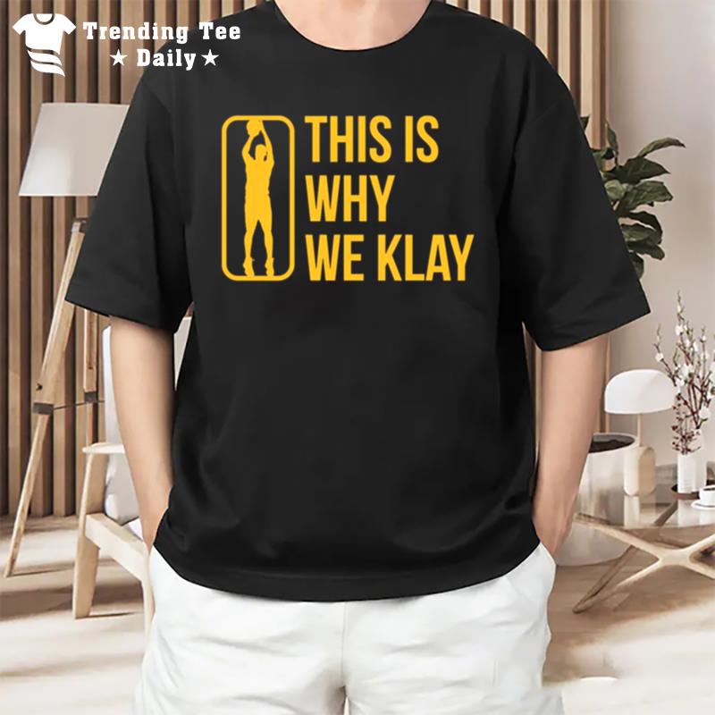 This Is Why We Klay Funny Art Support Nba Basketball T-Shirt