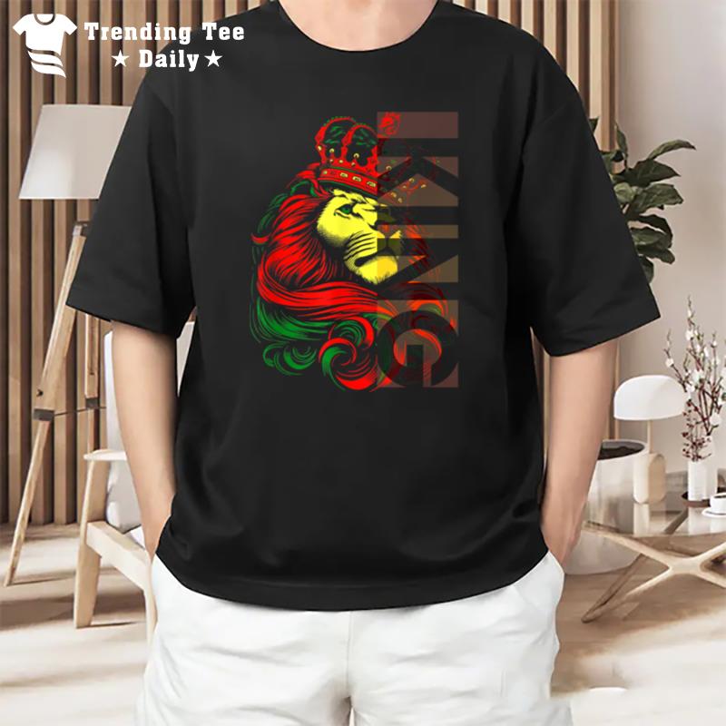 This King Lion Cool Is A King In The Forest Lion Lover T-Shirt