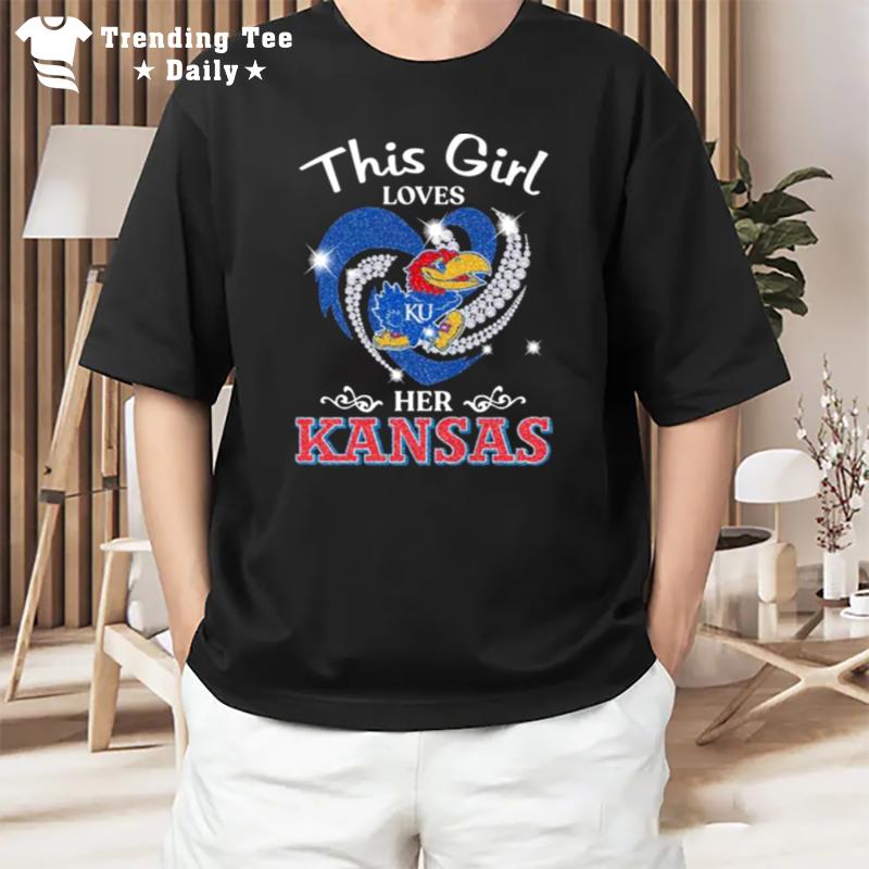 This Is Loves Her Kansas Jayhawk Logo 2022 T-Shirt