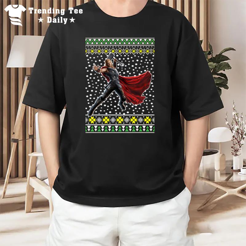 Thor Action Ugly Christmas T-Shirt