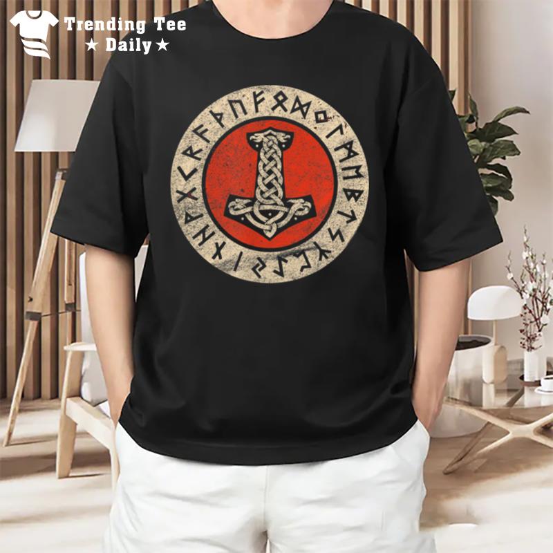 Thor's Hammer Mjolnir Wotan Norse Mythology Odin Viking T-Shirt